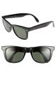 Ray Ban 0RB4105 601 50 BLACK CRYSTAL GREEN Nylon Man size 50 sunglasses