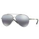 Burberry 0BE3092Q 101482 60 MATTE GUNMETAL POLAR GREY MIRROR GRAD SILVER Metal Woman size 60 sunglasses